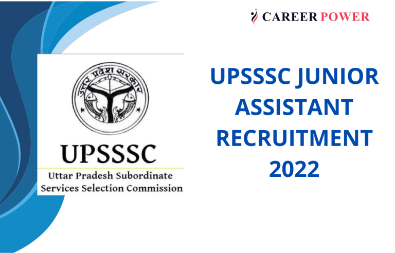 upsssc Junior Assistant Recruitment