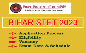 Bihar STET Online Form 2023 Online Apply