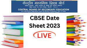 CBSE Date Sheet 2023