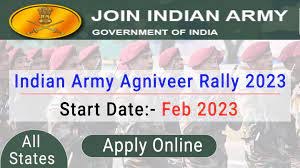 Army Agniveer Recruitment Rally 2023 Online Form | आर्मी अग्निवीर भर्ती रैली 2023